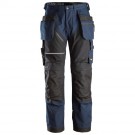 Pantalon canvas+ RW Navy/Noir 